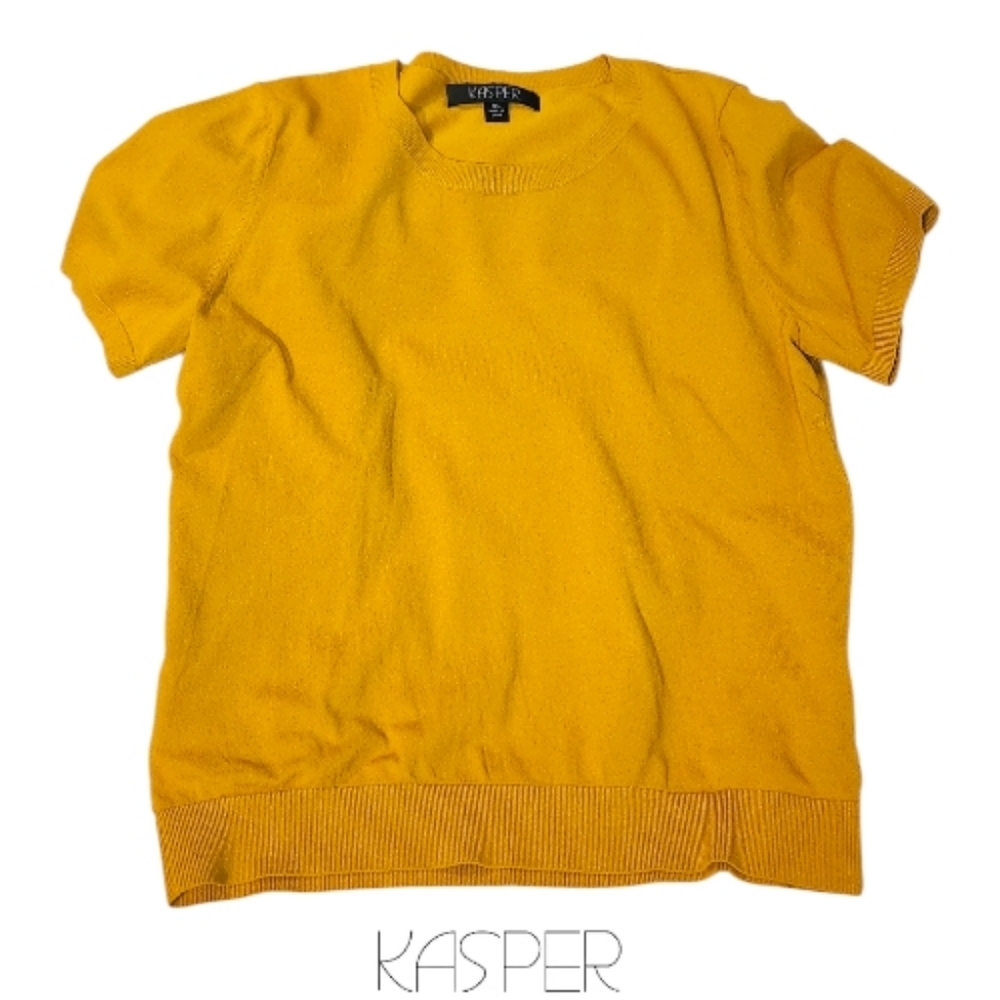 Kasper - Slouchy Casual Short Sleeve Crew Neck - XL